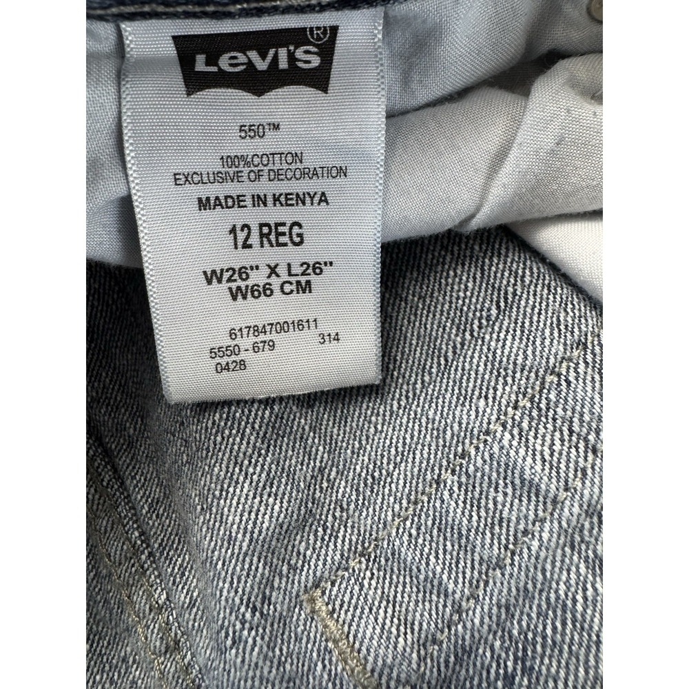 Levi's 550 Relaxed Jeans  Women's 12 Reg 26x26 - Picture 9 of 10